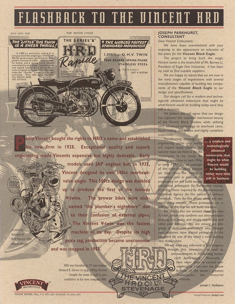 A brief summary of the Vincent history .... et voila!