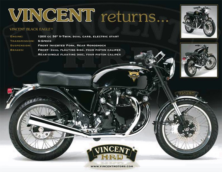 The first prototype was presented in 2001 and was using a 1200cc supplied by Terry Prince.
