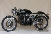 Godet 1330 Cafe racer with painted engine and no fairing