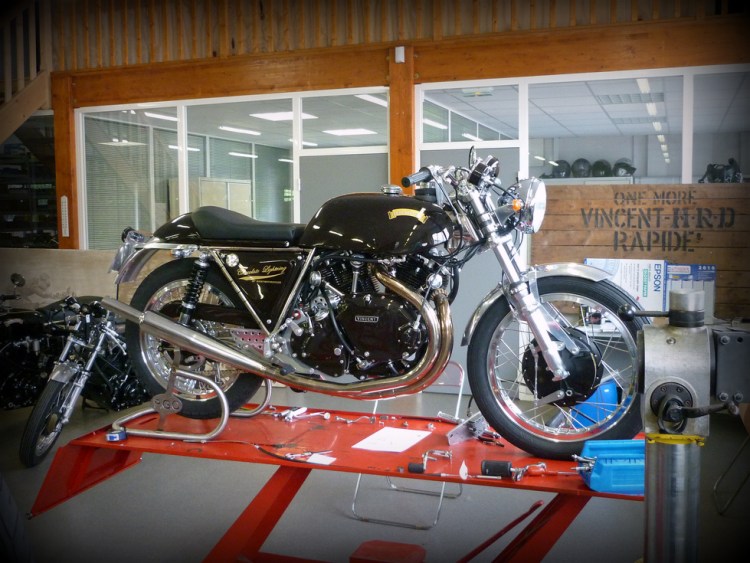 A 1330 Sport GT, in the Dunhill spec that the customer nicknamed "Chocolate Lightning"