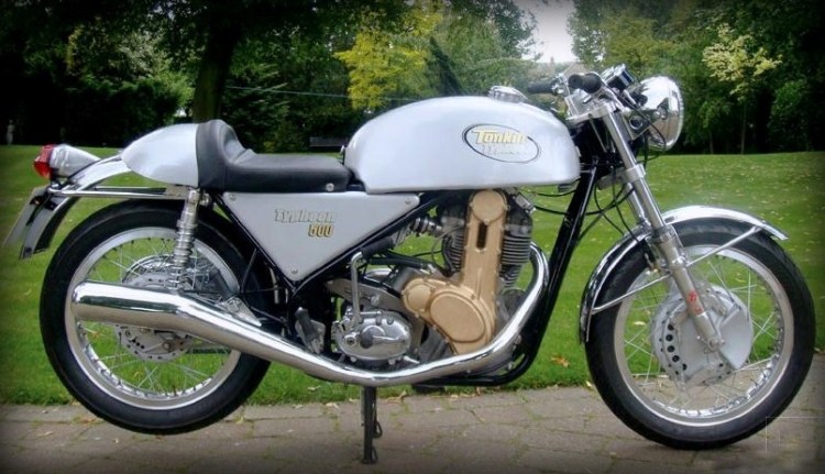 Recreation: Tonkin Typhoon with 500 or 600 cc G50 engine in a Seeley Mk3 Replica rolling frame.