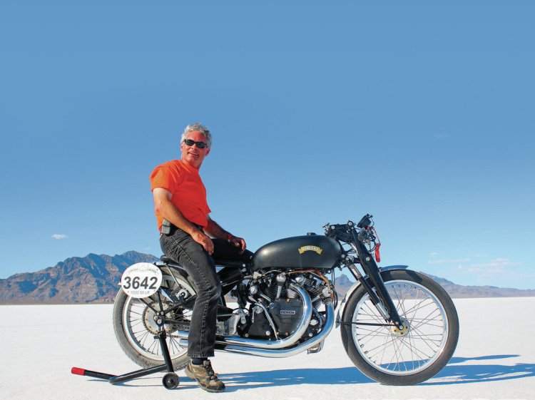 Kurt Carlson on his Black Lightning in 2007