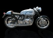 NORVIN We have already discussed about the Norvin and the Viscount. Here is a fine example with a 1000 cc engine in a Featherbed dress.