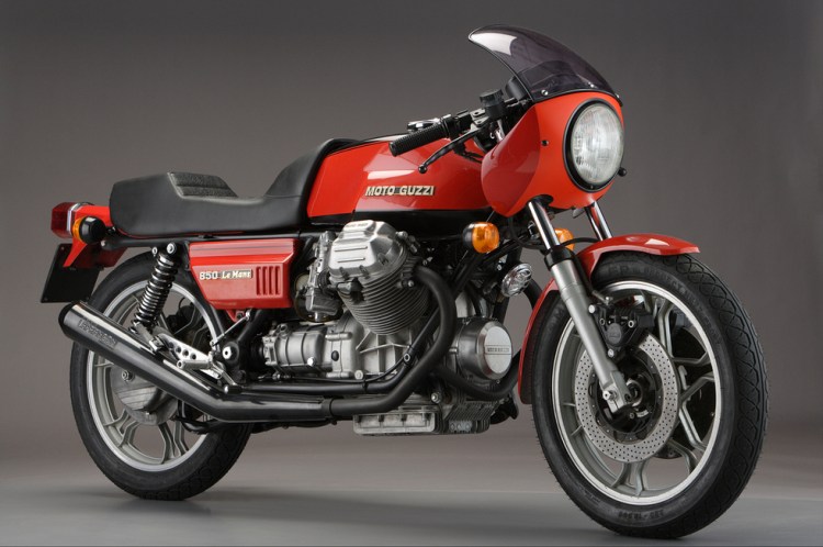 1976 Moto Guzzi 850 Le Mans Back in the 70s, one were talking about Le Mans in derogatory terms, as her engine was not that noble compare to more fashion motorcycles, but when the road started to turn seriously, the one which were generally the most sarcastic started to become suddenly quite silent...