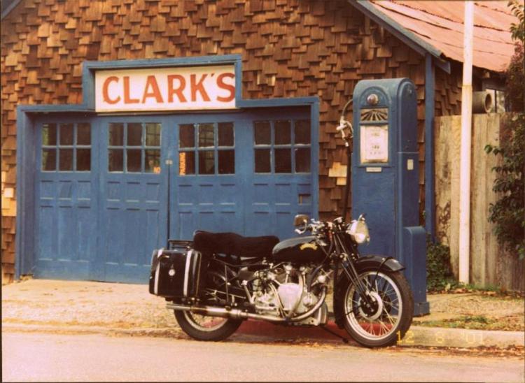 T As Timeless. To ride a Vincent in 2013 is a great experience, but to ride a Vincent with the though of what it was compared to the rest of the production between 1946 and 1955 is even Greater! You might have not noticed this picture was taken Aug 12, 2001 !