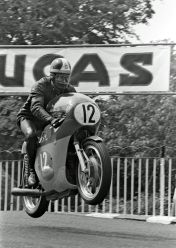 4. Agostini on his MV Agusta 350 on the Isle of Man.