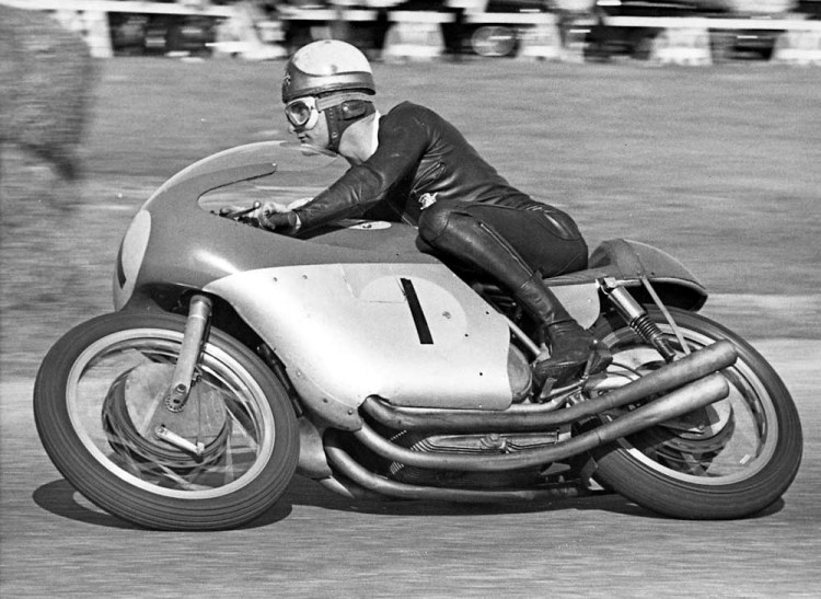 8. Mike Hailwood on the MV Agusta 4