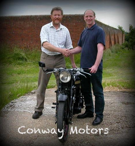 CONWAY MOTORS UK (Kent) Parts, Service and Restoration for Vincent Address: Blacklands, Mill Street, East Malling, Kent, ME19 6DR Phone: +44 (0)1732 842657 (own by Colin Jenner) Email: colin@conway-motors.co.uk Website: www.conway-motors.co.uk 