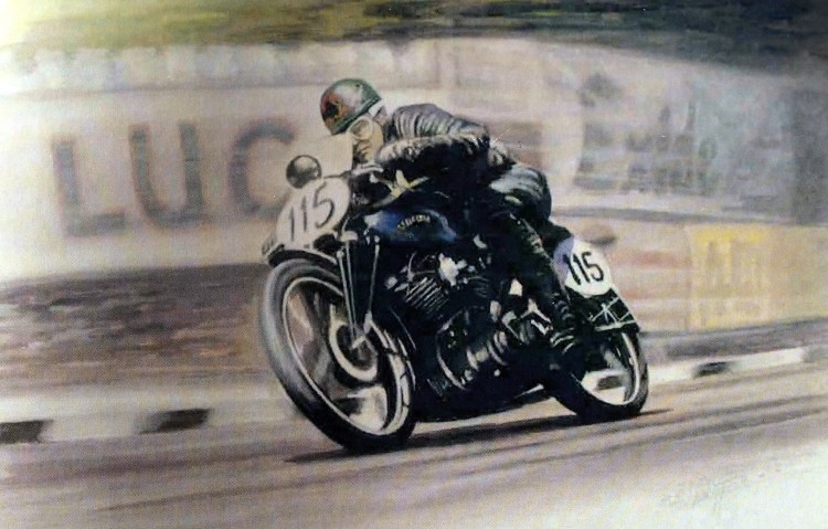 A Black Shadow at the TT