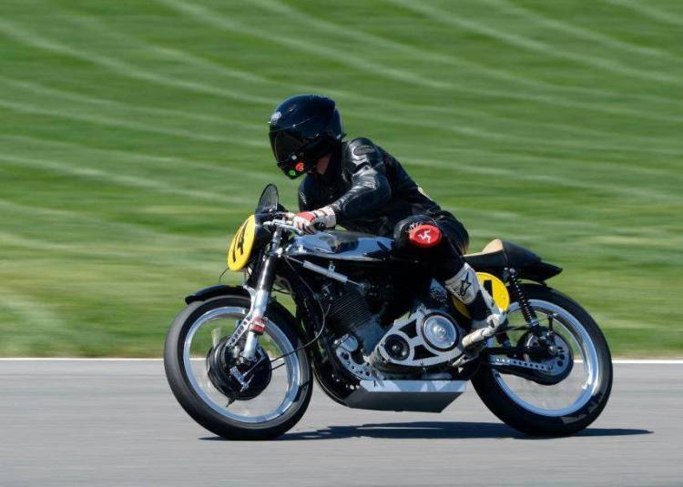 Randy Hoffman on his Norvin