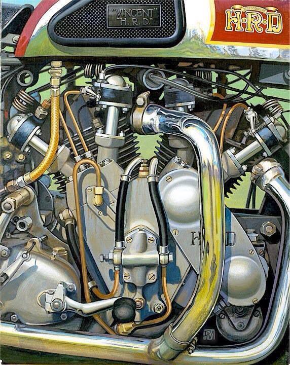 Vincent 1000 Rapide Series A by unknown artist