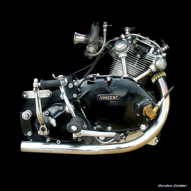 The heart of the Comet Racer: are you still seeing a half Vincent? © Gordon Calder 