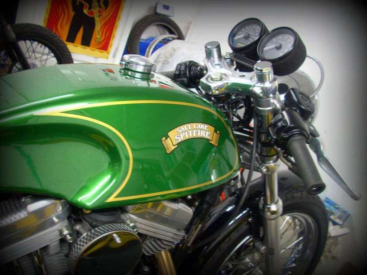 The "Salt Lake Spitfire", based on the Harley Davidson 1200 Sporster