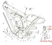 Here is a 1971 Triumph frame designed by Rob North. Look pretty similar doesn’t it? However TrackMaster came first in 1969…