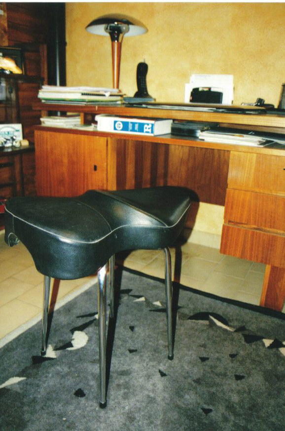 If you have an old Feridax you don't know what to do with, this is an idea to recycle it. Enjoy your ride at the office.