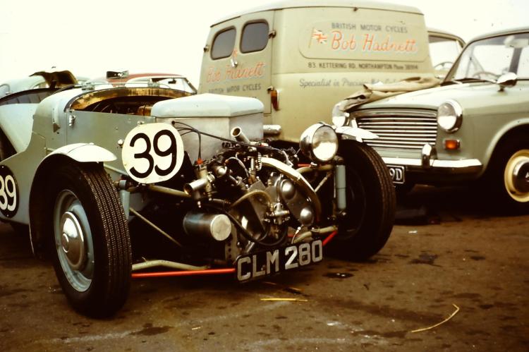 Best shot I have seen of this MogVin with a series A. It was regularly raced in the early 70s.