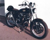 Tony can now ride this bike and think about his early days, racing a Black Lightning.