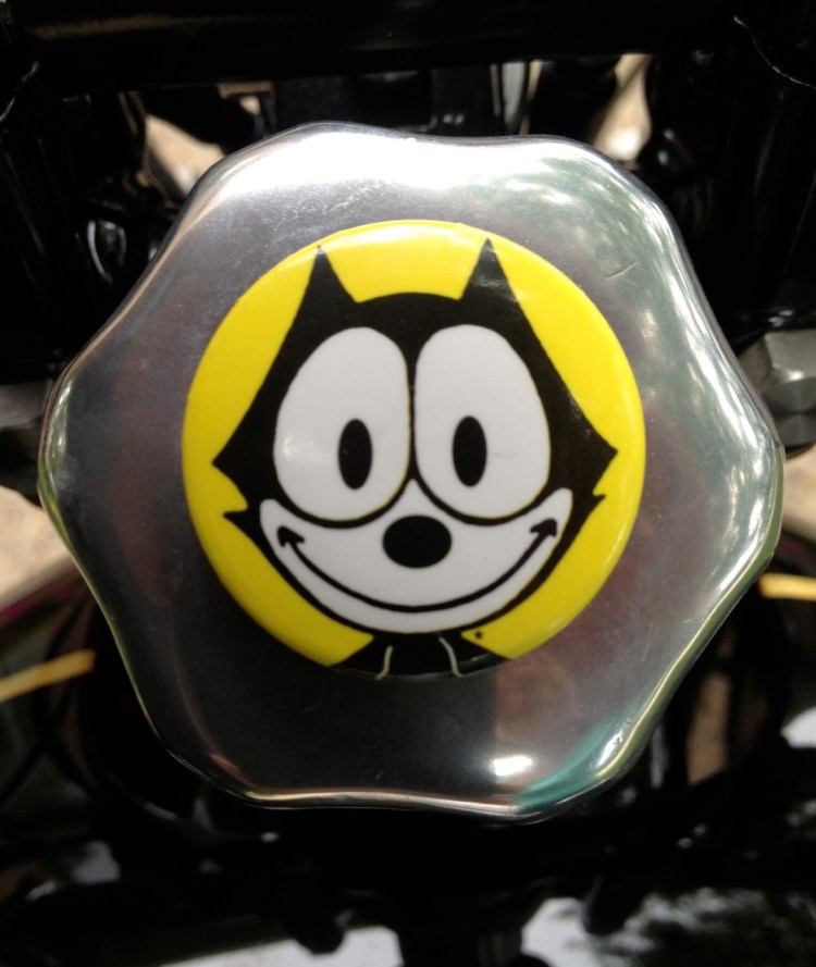 Because one say cats have 9 lives, just like this racer...