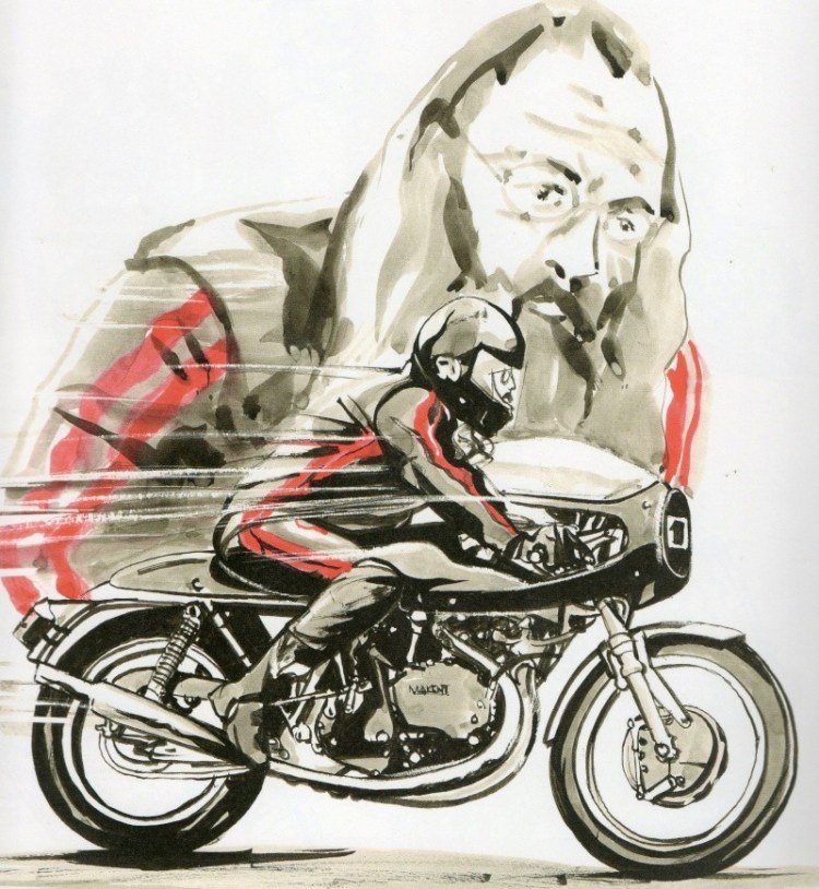 Raspoutine and his Egli, as our audience is now international, many don't know him. He own a Godet since 2002 and clocks heavy mileage on her. I have added in the comment a picture of him so you can understand the character !