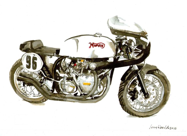 A beautiful watercolor for this Norvin. Love it!