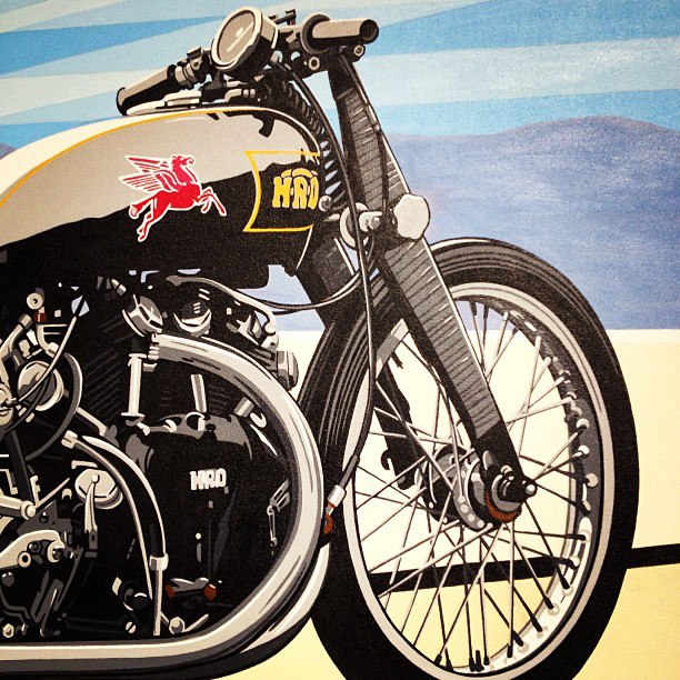 Rollie Free's bike on Salt Lake