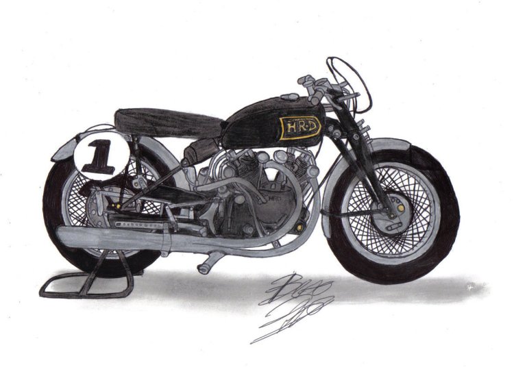 07 1952_Vincent_Blk_Lightning_by_LPAGAN401