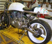 The Next step is to design the aluminum tank and seat. Wood and styrofoam forms are used for this exercise