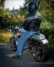 And ready to take the road. Glen found his bike to be almost effortless to ride fast. On twisty mountain roads, he much prefers it to his 05 Triumph Daytona 955.