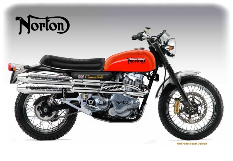 Norton Commando 961 Scrambler © Oberdan Bezzi