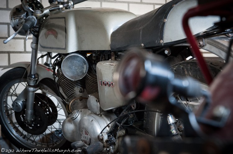 This bike is closed to the one tested in 1970 but show a few difference such the side panels © wherethehellismurph.com