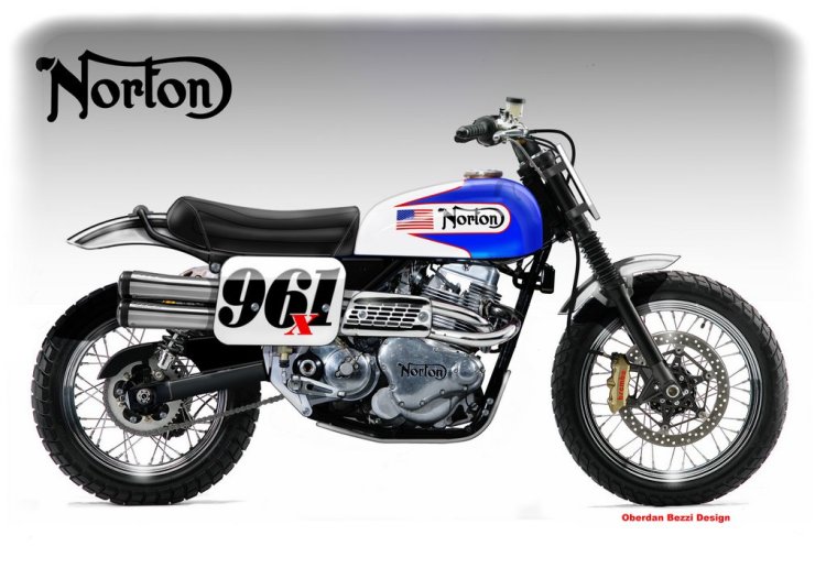Norton Commando 961 Desert Concept © Oberdan Bezzi