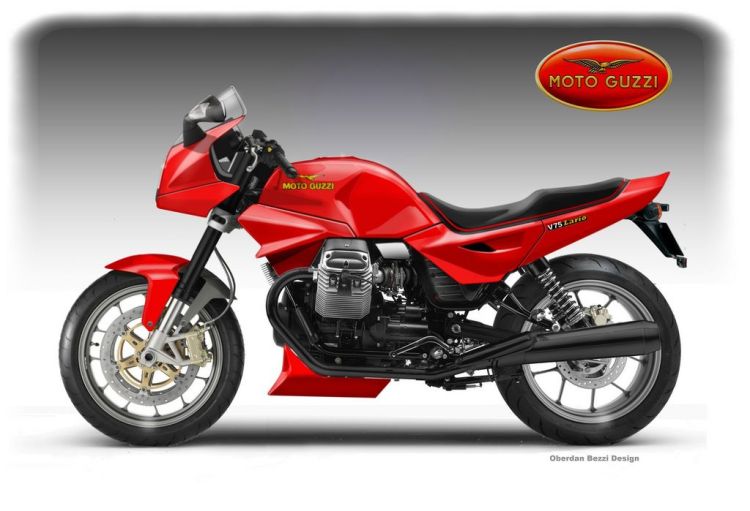 Moto Guzzi V75 Lario © Oberdan Bezzi