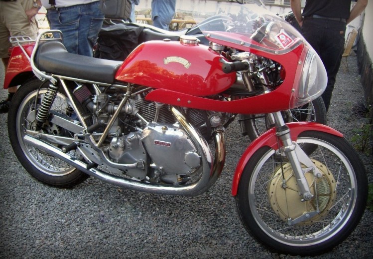 For Sale genuine Egli-Vincent in Scandinavia Built in 1969 in Switzerland by Fritz Egli motor Lightning Specification. This was the first (and only) real bodied Egli-Vincent, who was taken to Sweden by the then importer, Håby-Sjoberg in Munkedal. This copy immediately became known to the whole Mc-Sweden because it was used as a drawing card including at Mc-Fair in Marble Halls 1970 in Håby-Sjoberg ads. Registered as a 1970 model. VIN number EV57D. The current owner since 2002 by Sivert Bomberg, is probably the country's premier Vincent-renovators. Of the 1800 mile is visible, however, no trace, it is still in show condition. It is hoped that the unique bike to be able to stay in Sweden, so we hope for bid around 990.000 SEK ($110,000). Copious documentation included. Contact: Sivert Bomberg at +46 705 223584 Comment: a unique opportunity to buy the real thing.