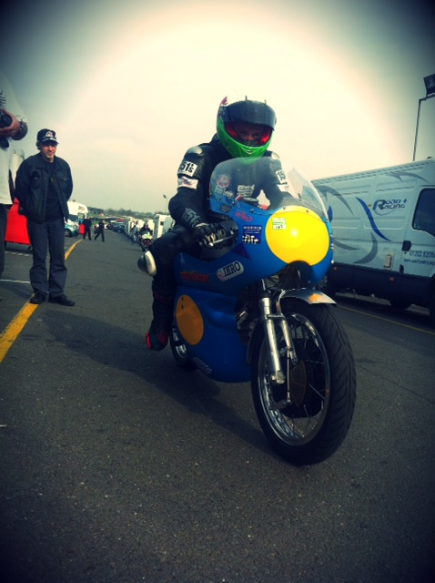 Alex takes off the pit lane Photo © David Lancaster