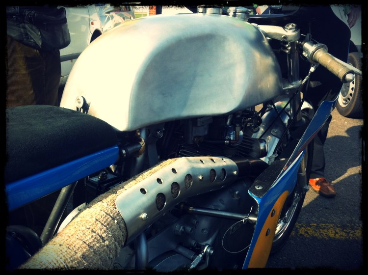 The engine is the continuation of his original ‘Ultra Short Stroke 500cc’ engine with a big bore Nicasil cylinder measuring (92mm x 75 mm). Photo © David Lancaster