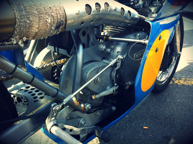 The Godet 500 racer features a six speed gearbox Photo © David Lancaster