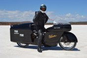 New world record with the addition of the supercharger at 171.600 mph during the 2013 Bonneville speed week. | Picture Stuart Hooper