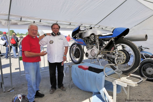 Fritz Egli was at Chimay to encourage Patrick and his Pilot Bruno Leroy © Dimitri & Philippe Plantet