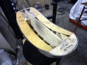 The two upper half are perfectly shaped to the form.