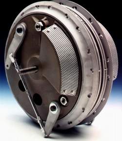 Ceriani Exist in only 230 mm diameter, both front and back with two versions, one narrow and another wide. First one was suited to 250/350cc racing bikes such the Aermacchi Ala d'Oro while the wider one was fitted on Agostini’s MV three cylinders before being offered to the market. The Ceriani drum brakes were the finest ever produced; they were resistant of fading, highly efficient and free from problems of cracking of the cast iron inserts. The Hub cast in in aluminum, shoe plate in magnesium, for 36 spokes rims Front "Wide": 230 mm effective diameter: Euro 1,500 Rear: 230 mm effective diameter, 7 sprocket: Euro 1,200