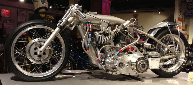 Note the belt driven fuel pump on the left of the primary transmission as well as the aviation flexs that feed injectors.