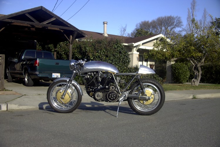 The bike is quite advanced at that stage, but still needs a lot of details and its final paint job. Picture credit: Paul Zell