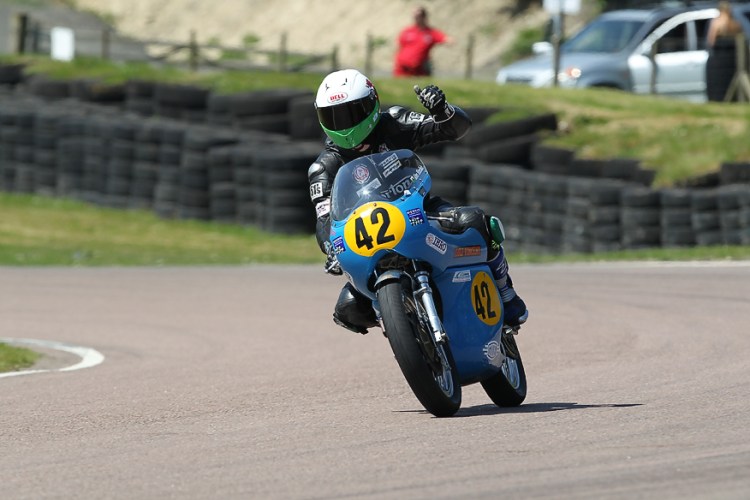 Alex won the 3rd race in both categories 500cc and 750cc Pictures © Russell Lee (1)