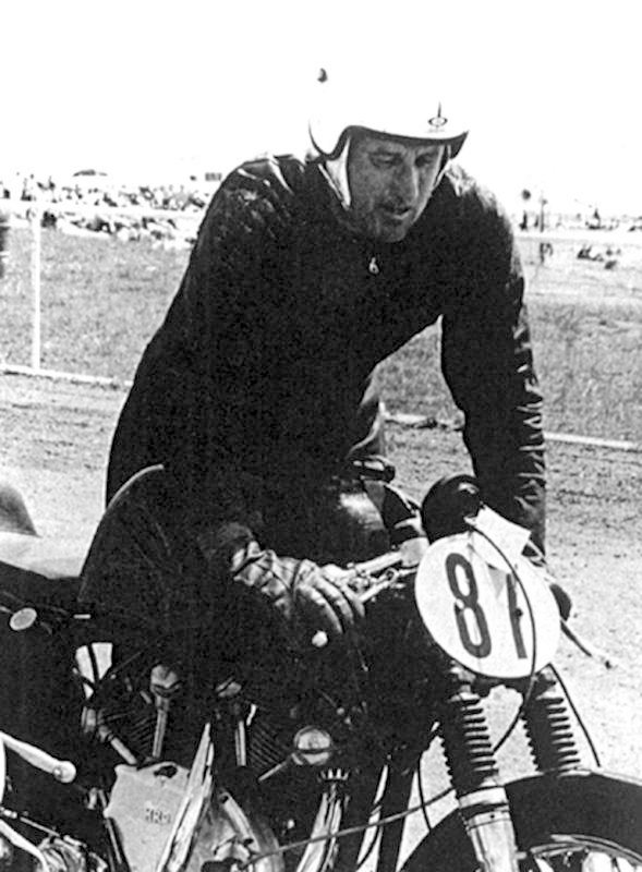 Eric Debenham with an early version of MkI, likely 64.