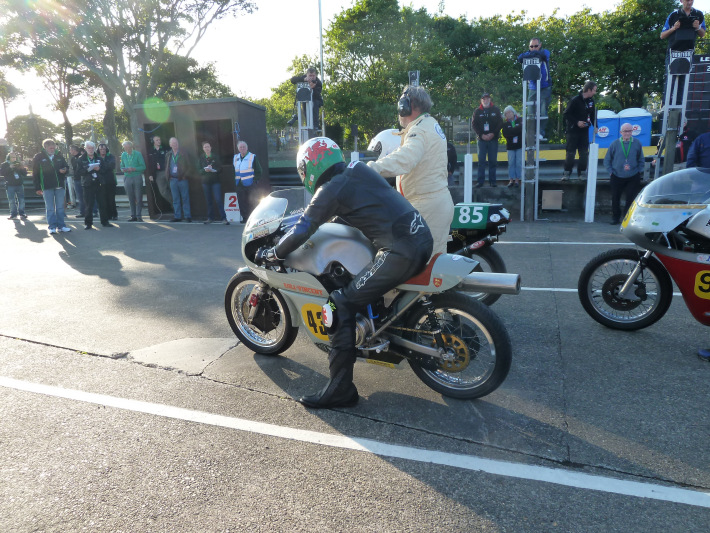 Alex in pre-grid on Tuestay, Photo courtesy Ken McIntosh