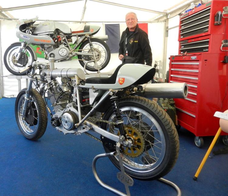 Great picture from Mars Webster. Fritz Egli and the 2 Egli Grey Flash.