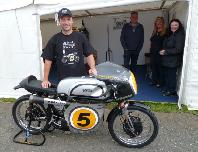 Bruce Anstey finished on the podium in 3rd position with #5 Manx, Photo courtesy Ken McIntosh