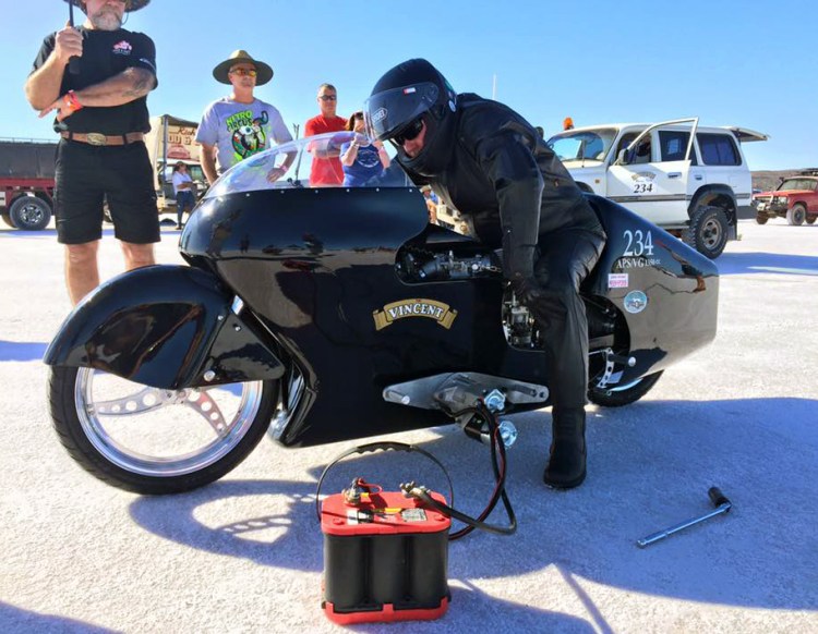 Start up . (Courtesy Mal Hewett)